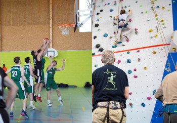 Adultes et enfants : testez l’escalade et le basket !