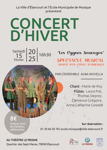 Concert d'Hiver de l'École de musique d'Élancourt