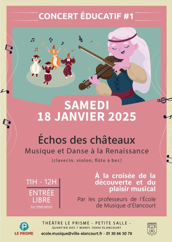 Concert éducatif : écoutez, dansez et chantez la Renaissance !