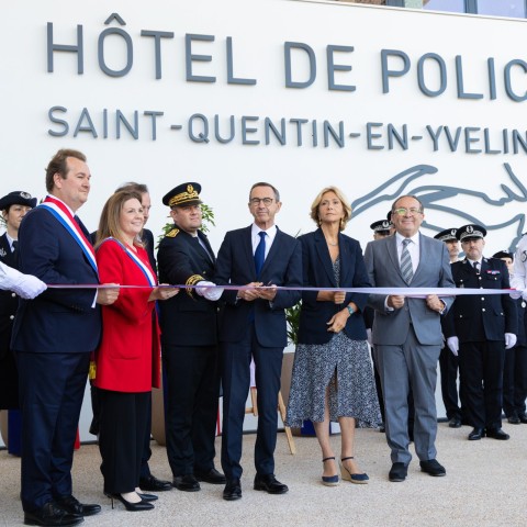 Hôtel de Police SQY - inauguration  institutionnelle 4 juillet 2025