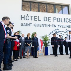 Hôtel de Police SQY - inauguration  institutionnelle 4 juillet 2025