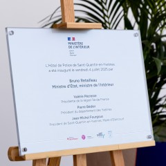 Hôtel de Police SQY - inauguration  institutionnelle 4 juillet 2025