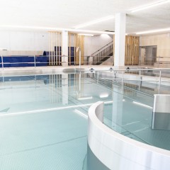 Centre aqualudique Castalia : fin de chantier