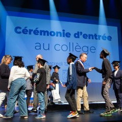 Cérémonie d'entrée au collège 2024