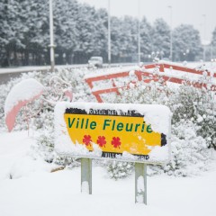 Elancourt sous la neige