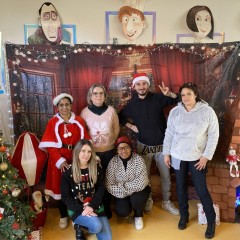 Repas de Noël en maternelle