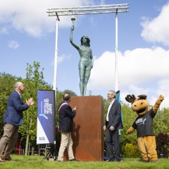 JO - Inauguration de la statue Olympia