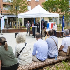 JO - Inauguration de la statue Olympia