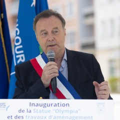 JO - Inauguration de la statue Olympia