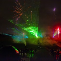 Spectacle pyrotechnique et laser de Noël 24