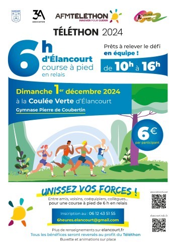 Téléthon : participez à la course relais de 6h !